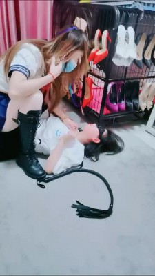 图片[11]_【梦幻大大】母畜-长靴原味丝袜脚羞辱/转胯遛狗/鞭打耳光 bf27031_绳缚吧