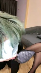 【恩可】绿帽狗舔超脏鞋底/闻舔原味脚 bf27149_绳缚吧