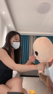 【汐言】耳光教训恋足狗/吃脚指甲  JS23042901_绳缚吧