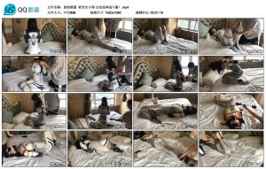 【高校联盟】研究生小周 白色连体战斗服！_绳缚吧
