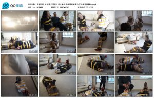 逍遥 定拍两个黑丝大美女被胶带捆绑丝袜套头歹徒疯狂挠脚心_绳缚吧
