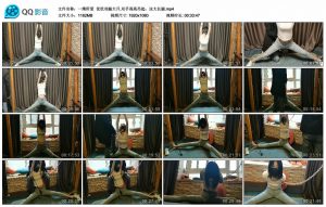 【一绳所爱】优优双腿大开,双手高高吊起，这大长腿_绳缚吧