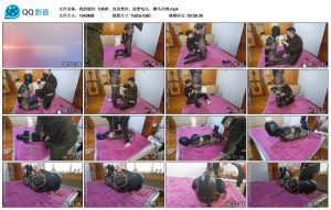 我的媳妇 108弹、连身黑丝、胶带包头、驷马吊绑_绳缚吧