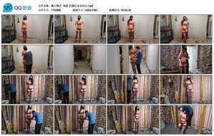 【随心绳艺】杨蕊 性感红内衣站立_绳缚吧