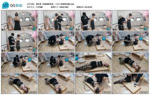 【奥特曼】直臂捆绑果果，口含口球捆绑放置_绳缚吧
