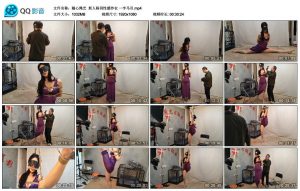 【随心绳艺】新人杨羽性感纱衣 一字马吊_绳缚吧