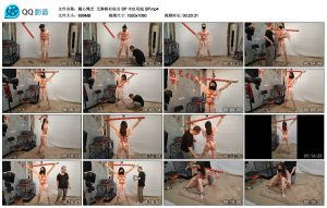 【随心绳艺】艾琳粉衫仙女 SP 木杠吊起 SP_绳缚吧