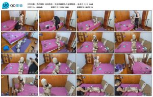 【我的媳妇】连体肉丝、五层丝袜套头外加塑料袋 、电击片（上）.jpg_绳缚吧