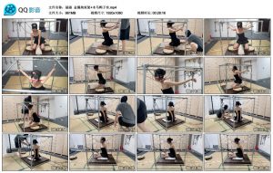 【涵涵】金属拘束架+木马鸭子坐_绳缚吧