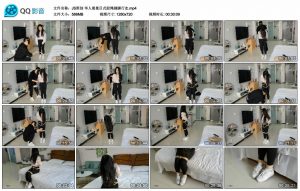【JS原创】华人曼曼日式股绳捆脚行走_绳缚吧