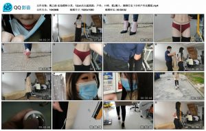 【绳之韵】定拍模特小呆，12cm尖头超高跟，户外，口球、假J塞入，捆绑行走 1小时户外完整版_绳缚吧