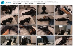 【面具男】JIOJIO绝色女声伪娘！胶衣K9单手套 强制分腿开口器 流口水跪坐忍受疯狂的刺激电击爬行_绳缚吧