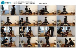 【鹿角与猫爪】胶衣爪爪椅子拘束固定_绳缚吧