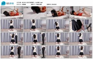【嗷大喵】后高手紧缚驷马，电击鞭打_绳缚吧