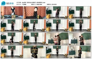 【xiao素素】素素亮皮衣捆绑开口器放置挣扎_绳缚吧