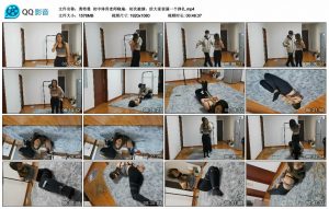 【奥特曼】初中体育老师晓瑜，初次被捆，给大家表演一个挣扎_绳缚吧