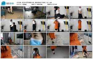 【绳之韵】菲菲的橘红外套，随机诱发的户外游戏（1-2）_绳缚吧