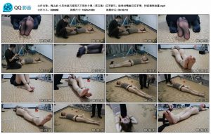【绳之韵】小呆突破尺度阴天下雨约个绳（第五集）反手驷马，胶带封嘴脑后反手缚，仰面捆绑放置_绳缚吧