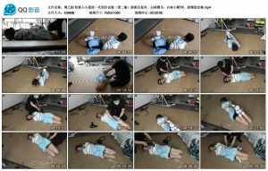 【绳之韵】软新人小甜甜一次到位试镜（第二集）极限后观音、白袜驷马，白袜小脚TK、股绳固定棒_绳缚吧