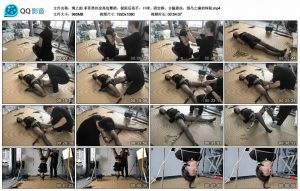 【绳之韵】菲菲黑丝凉高包臀裙，极限后高手、口球、固定棒、分腿悬挂，倒吊之痛初体验_绳缚吧