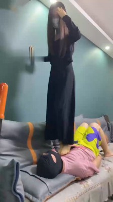 图片[3]_【调教视频】【精神小妹】3S学生主全体重跳踩_绳缚吧