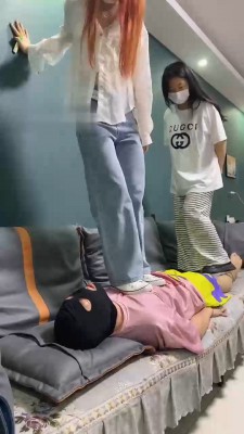 图片[4]_【调教视频】【精神小妹】3S学生主全体重跳踩_绳缚吧