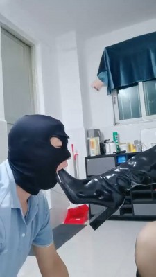 图片[4]_【美娜格格】黑丝长靴诱惑调-转胯/舔喝刷鞋水_绳缚吧