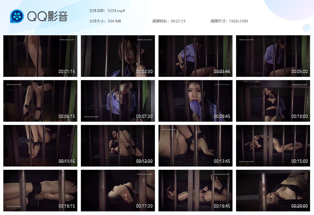 丽柜美束 新片禁享狱丝私人定制版完全版兔子监狱镣铐口  B2282_绳缚吧