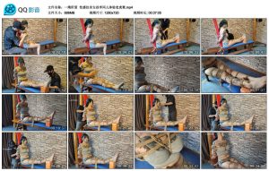 【一绳所爱】性感纹身女孩李珂儿体验老虎凳_绳缚吧
