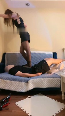 图片[5]_【领主老大】黑丝高跟踩踏/掐乳/插嘴/踩狗爪狗舌_绳缚吧