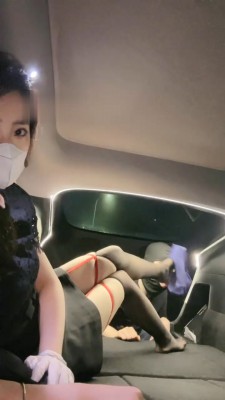 图片[5]_【禾未】车模S-车内黑丝美腿诱惑/内裤套头/捆绑_绳缚吧