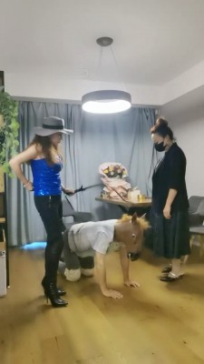 图片[2]_【魔鬼天使】双S庆生-多奴取悦主人/骑马坐垫踩踏【续集】_绳缚吧