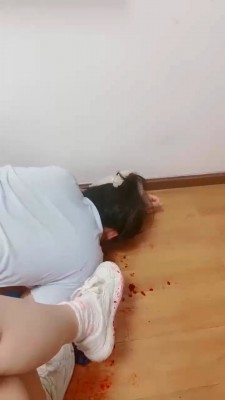 图片[5]_【桃子老师】小白鞋棉袜踩踏水果喂食_绳缚吧