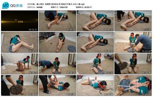 【随心绳艺】陈雅熙 紧束的扎带 极限后手驷马 具式口塞_绳缚吧