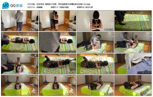 晚晚妹子初绑，黑丝超紧驷马堵嘴tk挣扎收集口水_绳缚吧