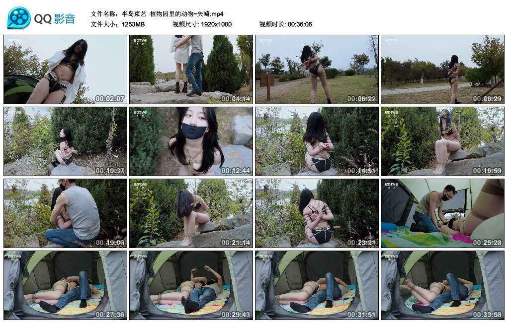 【半岛束艺】植物园里的动物~矢崎_绳缚吧