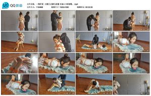 【一绳所爱】小雅日式驷马放置 丝袜+口球堵嘴。_绳缚吧