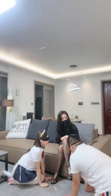 【妆主大大】黑丝高跟长腿-情侣奴非要下跪做狗_绳缚吧