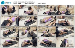 【贝特绳艺】倩倩与果子的2人驷马连缚_绳缚吧