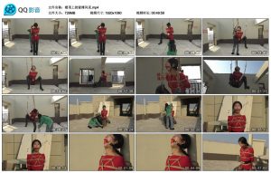 楼顶上的紧缚风采_绳缚吧