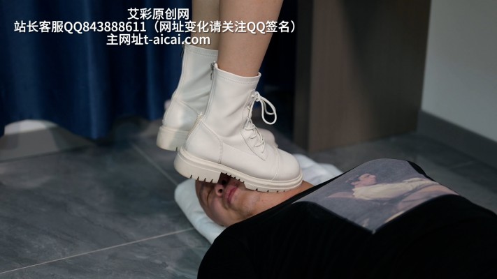 图片[2]_超长时间暴踩狗头，光脚穿靴子跳踩头部，脸上鞋印清晰可见_绳缚吧