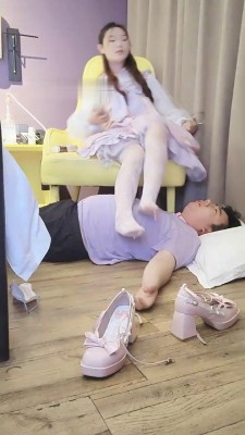 【橙s】洛丽塔S白丝玩贱奴【上】_绳缚吧