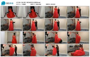 【随心绳艺】杨蕊 被怒役红礼服新娘_绳缚吧