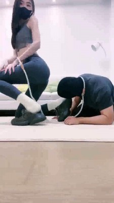 图片[8]_【无恙】瑜伽裤S-掐脖腿绞窒息场/闻舔白袜脚捂脸_绳缚吧