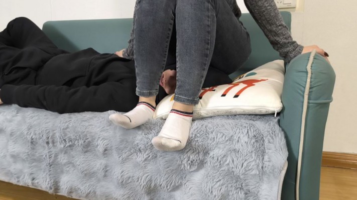 图片[12]_【女神学院·稚主kk】棉袜牛仔裤调教_绳缚吧