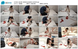 【随心绳艺】 陈雨溪 纯白丝蛇缚 床上玩弄享受_绳缚吧