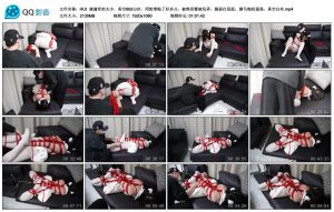【HUI】潼潼穿直臂驷马炮机强高玩弄，跪姿打屁屁，真空白丝_绳缚吧