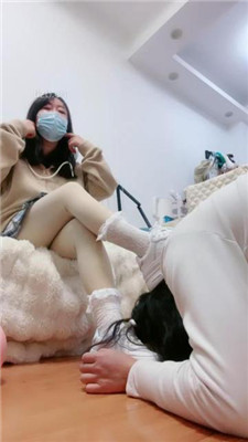 图片[6]-桃子老师】小白鞋棉袜萝莉主楼道遛狗-绳艺资源网