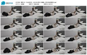 【墨墨】跟一个友友的约玩，白丝全身+黑色小恶魔装，驷马的纯放置挣扎_绳缚吧