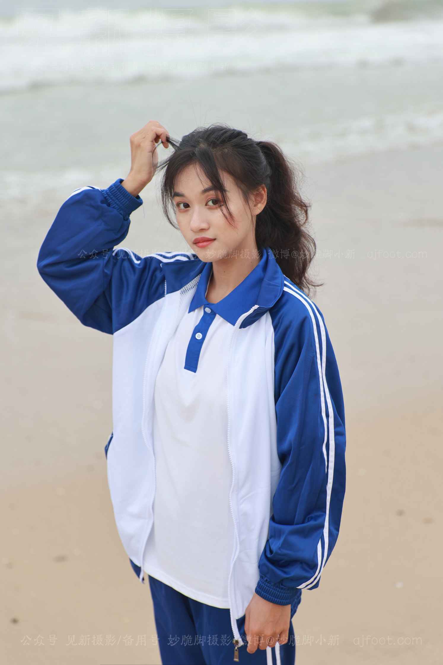 [见新摄影]NO.024-大二网红少女校园风｜深圳西涌海岸_绳缚吧